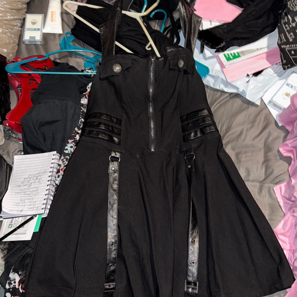 Killstar Psy-Ops Black Halter Dress!!!!